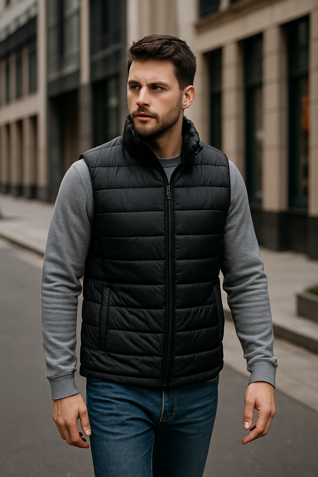 Doudoune-et-Veste-sans-manche-Homme DAHO.G