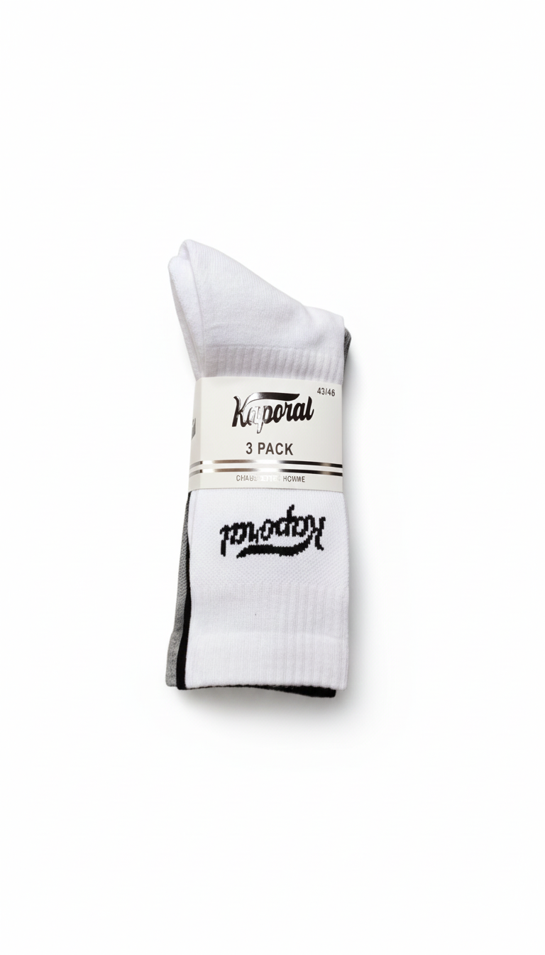 Paquet de 3 paires de chaussettes KAPORAL