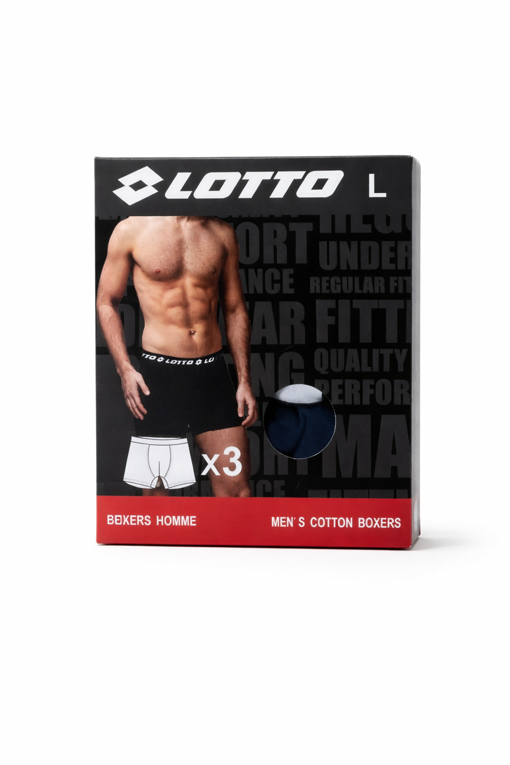 Paquet de 3 Boxer LOTTO