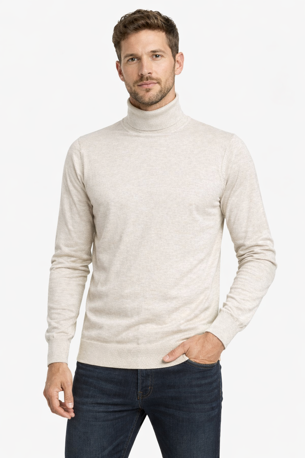 Pull col roulé YVES DORSEY