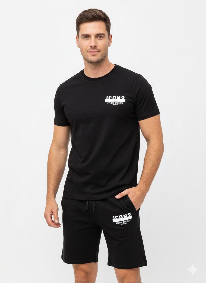 Ensemble short tee shirt ICON 2