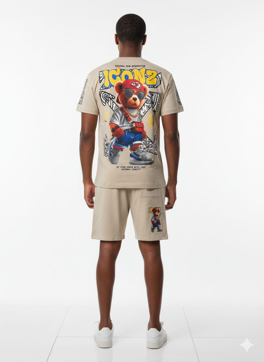 Ensemble tee shirt short ICON 2