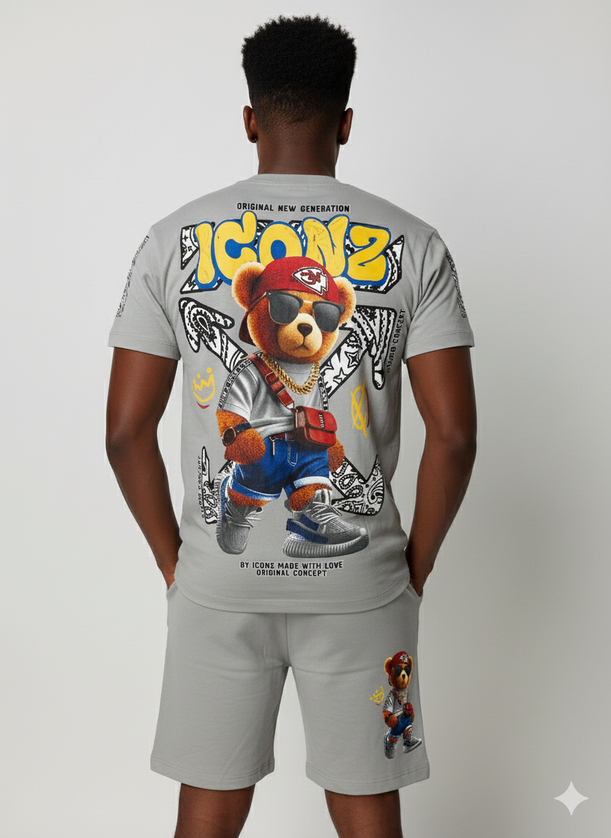 Ensemble tee shirt short ICON 2