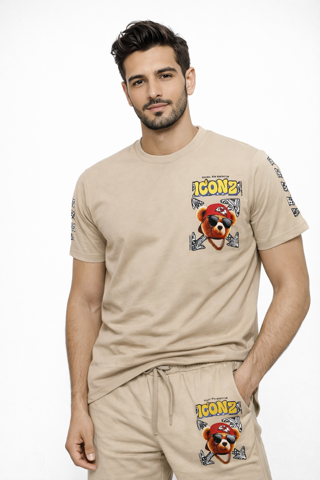 Ensemble tee shirt short ICON 2