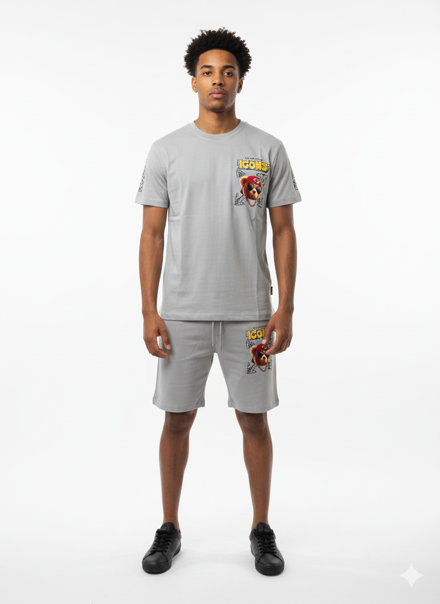 Ensemble tee shirt short ICON 2