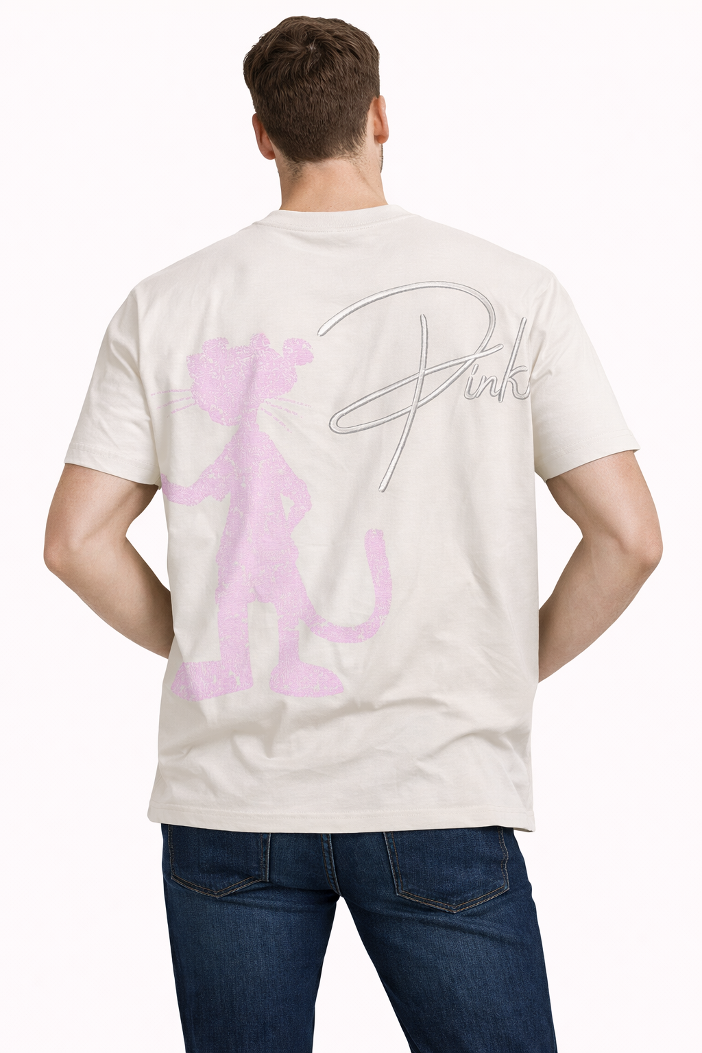 Tee-shirt LA PANTHERE ROSE