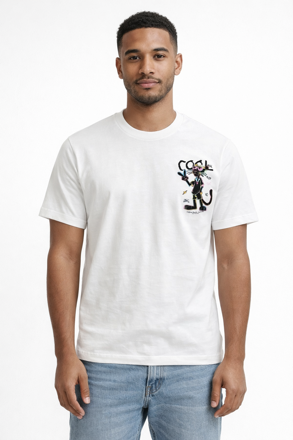 Tee-shirt LA PANTHERE ROSE