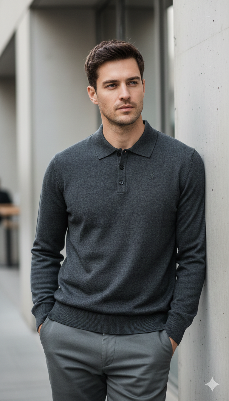 Polo manche longue YVES DORSEY