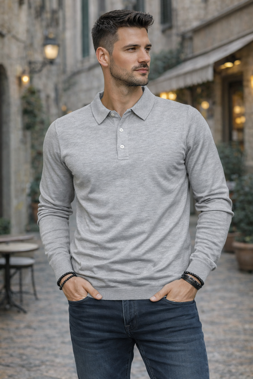 Polo manche longue YVES DORSEY