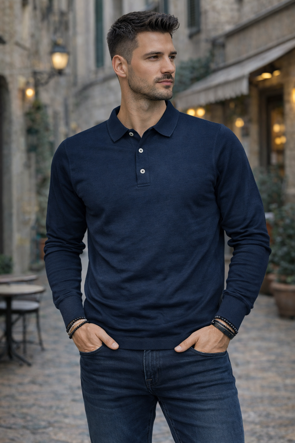 Polo manche longue YVES DORSEY