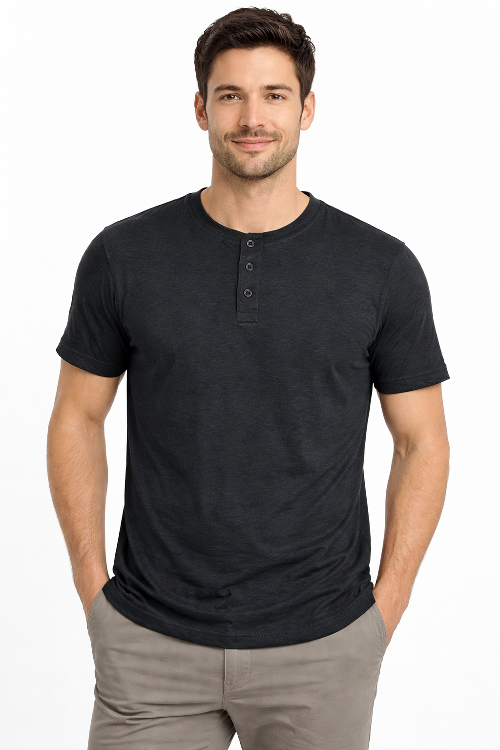 Tee-shirt col tunisien TORRENTE ref 24278