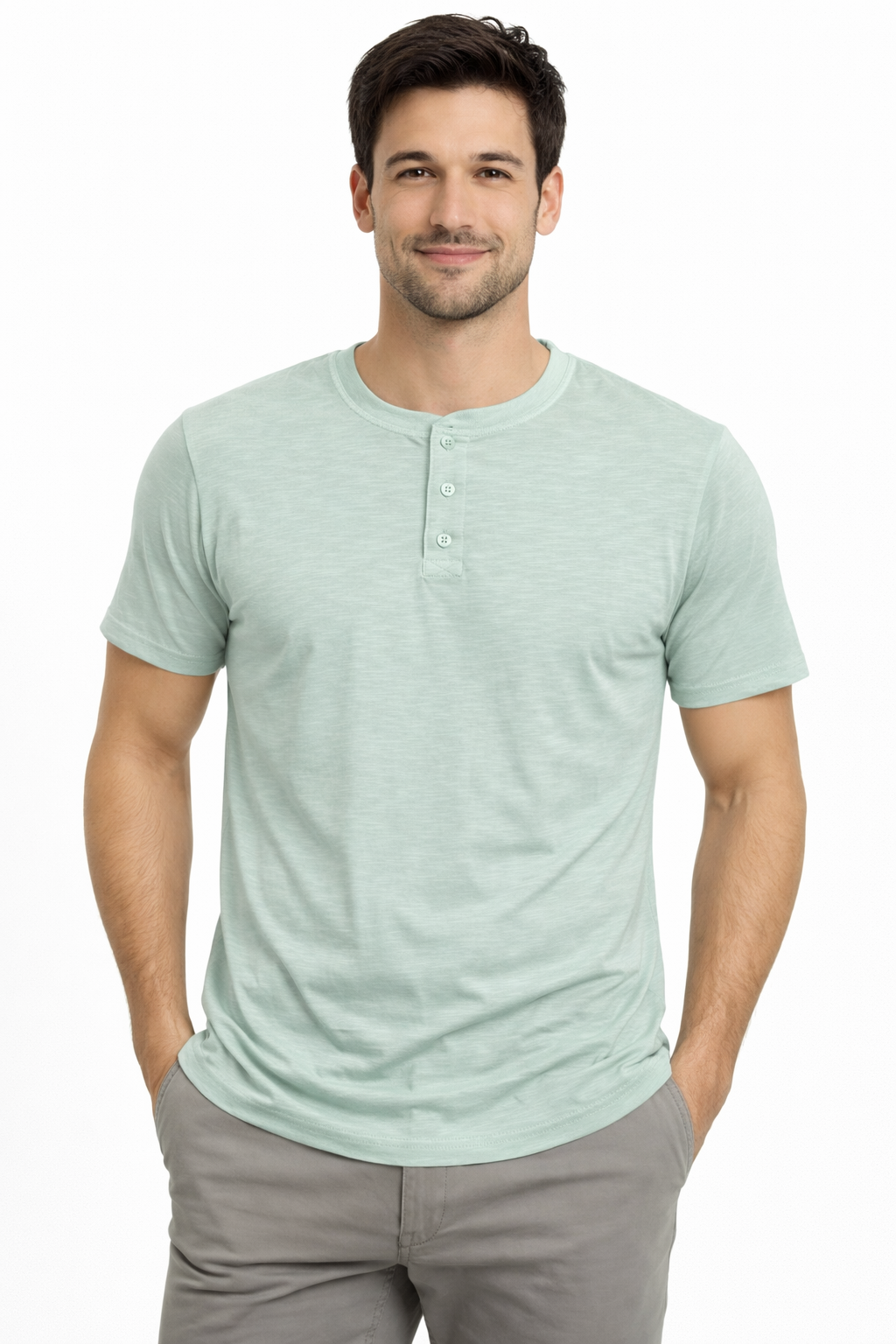 Tee-shirt col tunisien TORRENTE ref 24278