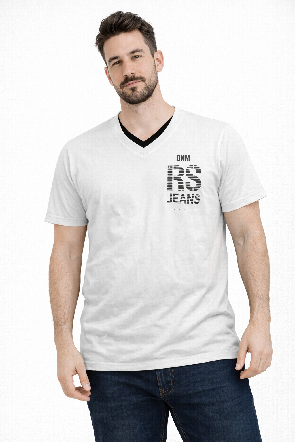 Tee shirt col V BLVCK Soul