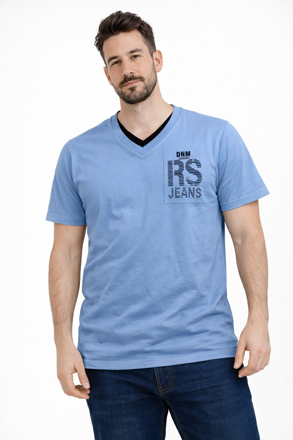 Tee shirt col V BLVCK Soul