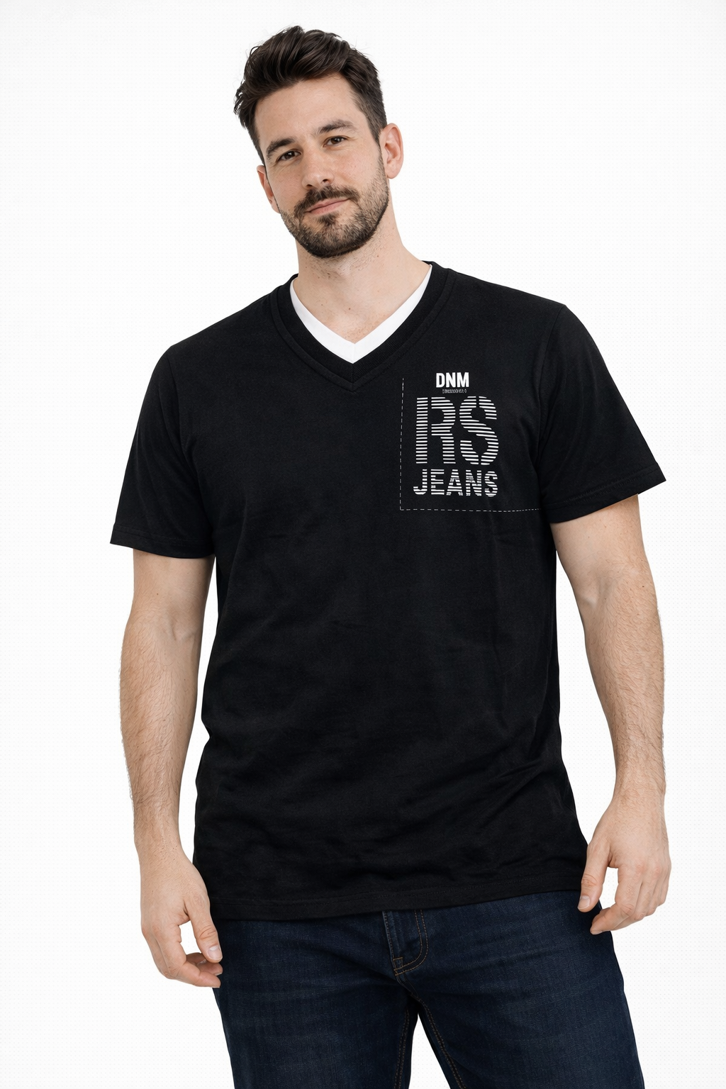 Tee shirt col V BLVCK Soul