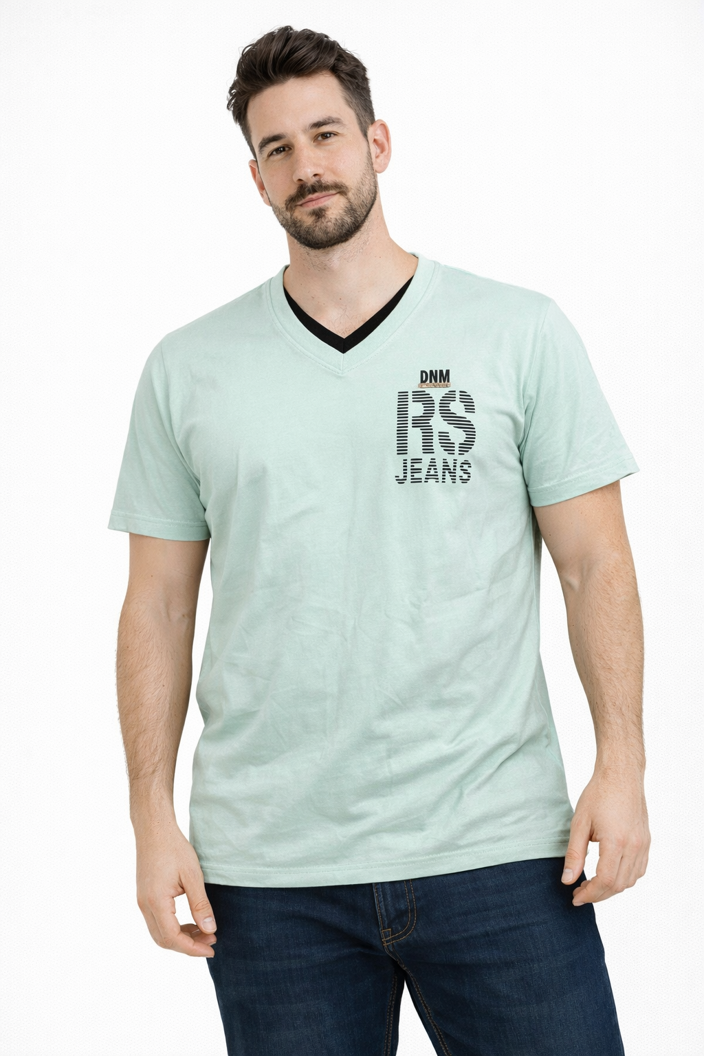 Tee shirt col V BLVCK Soul