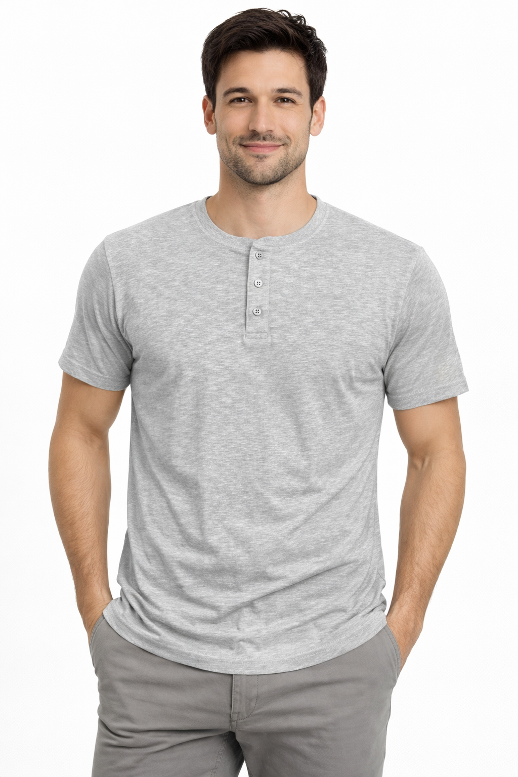 Tee-shirt col tunisien TORRENTE ref 24278